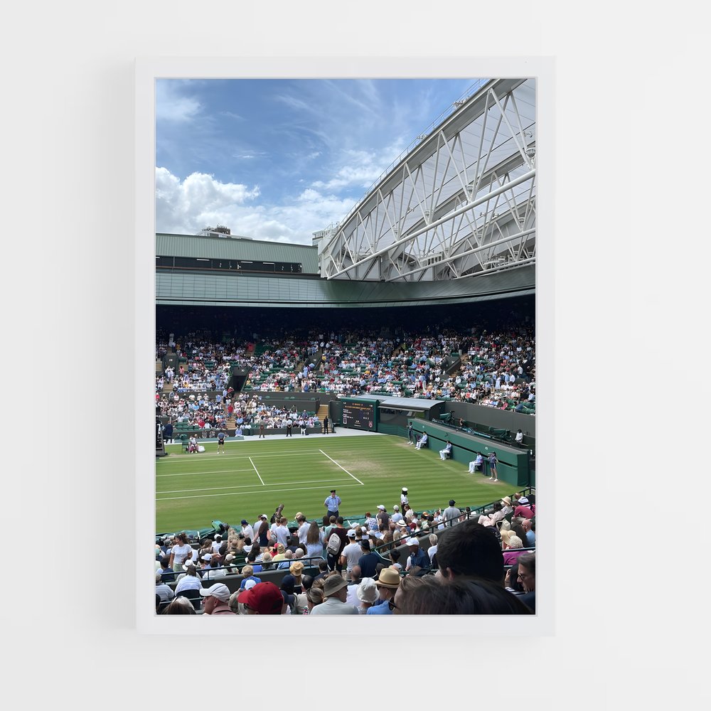 Poster Wimbledon en Ferveur – affiche Tennis (vue 3)
